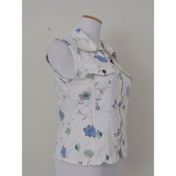 Vintage 90s NY Jeans Denim Cotton Vest | size M‎ - Picture 4 of 9